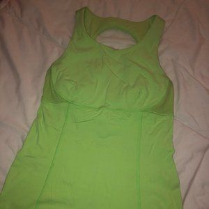 Lime Green Lululemon Women's Tank Size 2